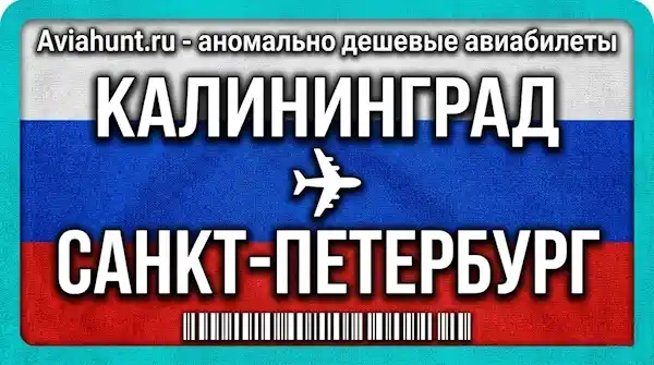 авиабилеты Калининград Санкт-Петербург
