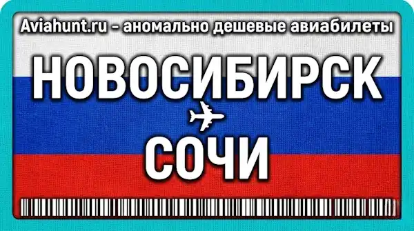 авиабилеты Новосибирск Сочи